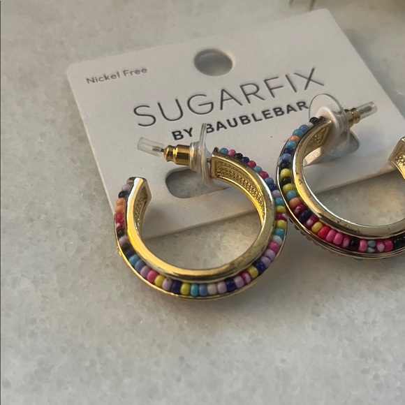 Sugarfix by BaubleBar Colorful Hoop Earrings - Picture 4 of 5